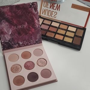Maybelline and Colourpop Eyeshadow Palettes